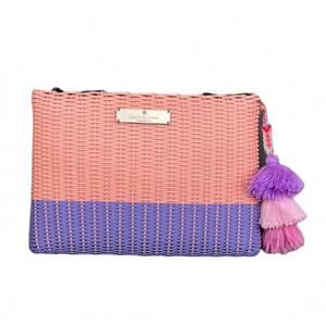 NEW SQUEEZE DE CITRON lemon drop citron bag in melon/lavender
